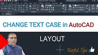 AutoCAD Trick | Change text case in AutoCAD