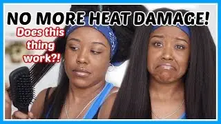 DO STRAIGHTENING BRUSHES WORK ON KINKY HAIR? + TIPS TO PREVENT HEAT DAMAGE