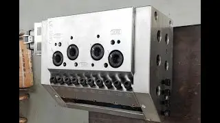 300mm extrusion flat T die  for laboratory  mini PP  sheet extrusion line