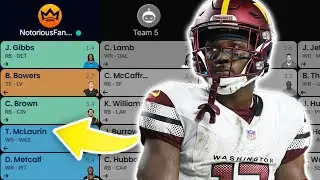 2025 Fantasy Football Mock Draft | 10 Team | PPR (Pick 4)