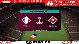 EXPLOSIVE ENCOUNTER: Super Cool David Battles France vs Tunisia in FIFA 23 World Cup Qatar 2022 !