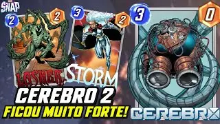 DECK de CEREBRO 2 ficou INSANO AP&Oacute;S O BUFF! | Marvel Snap