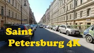 Walk around Saint Petersburg. [4K] Finland Station Liteyny Prospekt Nevsky Prospect.