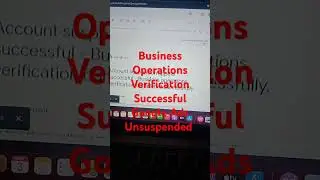 Business Operations Verification Successful Google Ads Unsuspended #Web #Design