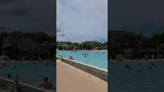 The Cairns Lagoon, Cairns, Australia🇦🇺🏊&zwj;♂️🏊&zwj;♀️#cairns #queensland #qld #australia #crocodile #lagoon