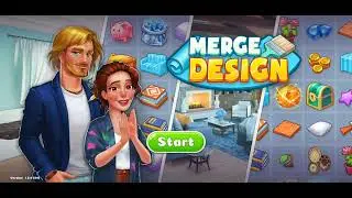 Merge Design : Home Renovation & Mansion Makeover Gameplay Walkthrough
