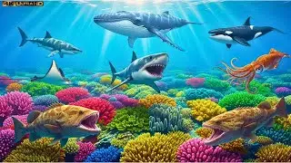 👑 Blue Empire 4K The Majestic Scale of the Oceans Ecosystem  Cinematic Relaxation 1