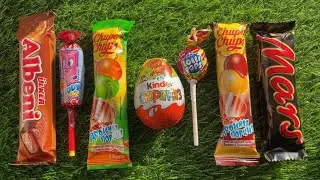 ASMR Most Popular Candys / some lots of colorful rainbow lollipop candy / unpacking chocolate eat🍭 