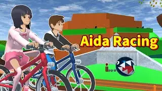 The Aida siblings race on the bomber battlefield/ボム兵の戦場でレースをする会田兄妹【SAKURA School Simulator】