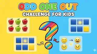 Spot the odd one out | spot the different picture | visual attention for kids 