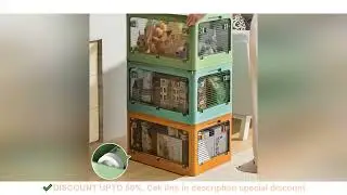 Home Folding Storage Box Student Book Box Five-door Pet Organizer Camping Car Backup Storage Box