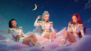 💤 Sleep Songs with Mira, Rumi & Zoey from Huntrix 🌌 Relaxing Music for Kids & Babies Sleep