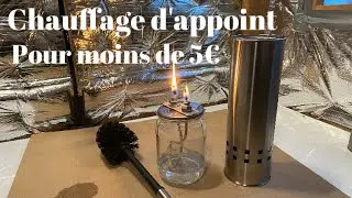 #chauffage d’appoint fait maison