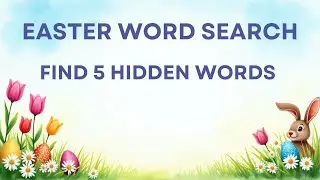 Can You Find Five Hidden Words? Word Search No. 3