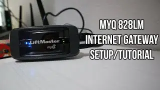 Liftmaster myQ 828LM Internet Gateway Install Tutorial
