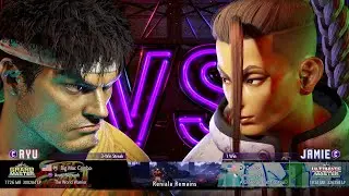 Grand/Ultimate Grand Master Ryu Vs. Jamie - Street Fighter 6