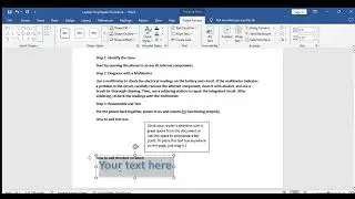 How to add WordArt on Word