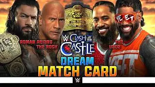 WWE Clash at the Castle 2026 - Dream Match Card [v2]