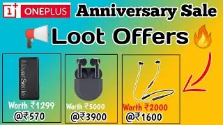 OnePlus Anniversary Sale 2020 LOOT Offers- Power Bank @ 577, Bullet Wireless Z @ 1600, Buds Z @ 2499