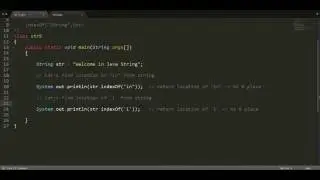 IndexOf() And LastIndexOf() : String Function : Java Program
