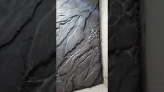 короба из панелей почти готовы стена 3 Д покрашена