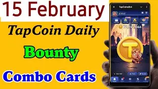 Tap Coin Daily Bounty Today 15 February | 15 February Tapcoin Daily Combo Cards