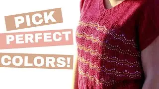 Tips for Choosing the Perfect Yarn Pairings featuring the Spill the Tea KaL by Olive Knits