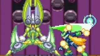 Megaman Zero 3 - Vs. Deathtanz Mantisk (No Damage + Disrespectful Pogo-Saber Slash Finisher)