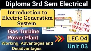 Gas Turbine Power Plant | LEC 04 | Diploma 3rd Sem EE | Introduction to Electric Generation System