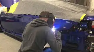 A look into the wide body install process on a 2016 Lexus RCF