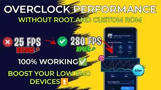 How to overclock android without root | Low end device | Get 90+ FPS