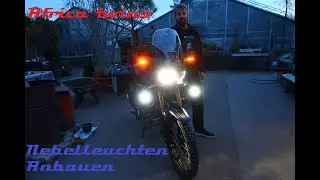 Africa Twin // CRF1000 // Zusatzscheinwerfer // Nebelleuchten // Anbau // Anleitung