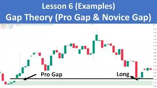 Gap Theory Pro Gap and Novice Gap (Lesson 6.1 Examples) #bitcoin #forex #gold #crudeoil