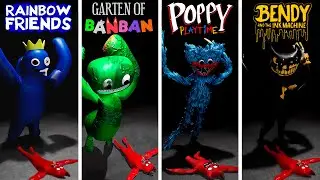 Garten of Banban 3 ALL vs Banban - Blue, Huggy Wuggy, Banbaleena, Bendy | Banban vs FNF