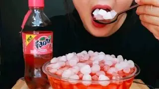 ASMR WILD CHERRY FANTA WITH IGLOO ICE 