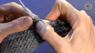 Tutorial zu den Grundtechniken des Strickens: Stricken links verschr&auml;nkter Maschen