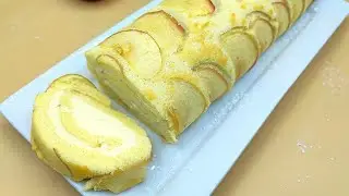 il miglior rotolo mele e crema