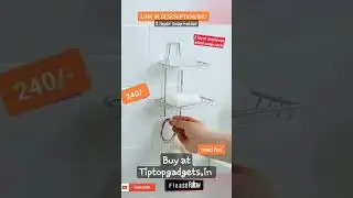 Stainless Steel 2 layer soap HOLDER for bathroom kitchen #shorts #ytshorts #tiptopgadgets.in