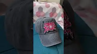My customized sickkk cap🤘🏻#dadhats #truckercaps #customized #metalmusic#diy