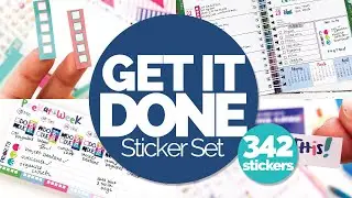 Get it Done Planner Stickers | Goal Planning, Checklist, etc.