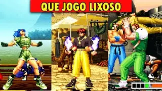 TOMEI UM PAU E FIQUEI PISTOLA JOGANDO KOF 98 ONLINE!!!