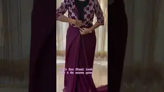 zip & go ready to wear saree gown | whatsapp +919737711130 to order #shorts #ytshorts