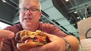 Shake Shack, the Shake Stack burger.