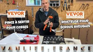 VEVOR Riveteuse &agrave; &eacute;crous & Pince &agrave; sertir