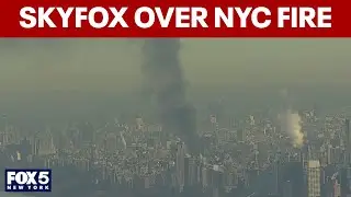 VIDEO: SkyFOX over Upper West Side building fire