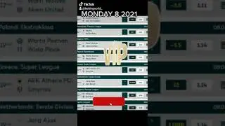 MONDAY-08-2021 30+ ODDS #TODAY_VIP_ PREDICTION #FOOTBALL_PREDICTION  #BETTING_ANALYSIS  BETTING TIP