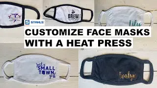 How to Heat Press a Face Mask from LAT Apparel