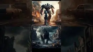 Animal X Transformers fusion #shorts