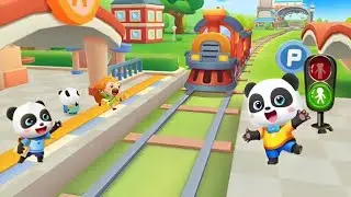 Baby Panda train game children #trending #viralvideo #ट्रेंडिंग #games 😄🤩🎎