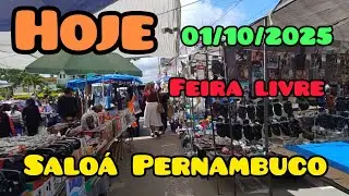 Feira livre da cidade de Saloá Pernambuco 01/10/2025